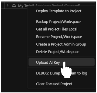 add key